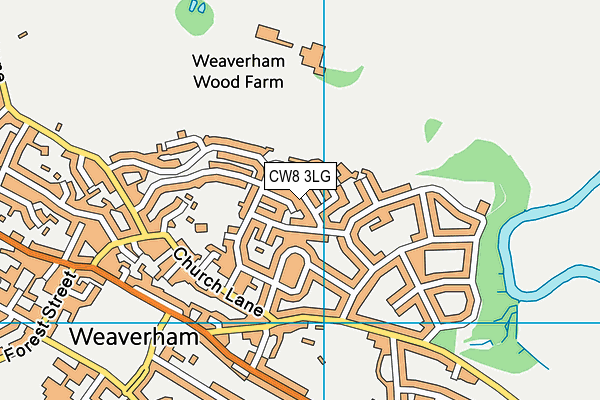 CW8 3LG map - OS VectorMap District (Ordnance Survey) CW8 3LG map - OS VectorMap District (Ordnance Survey)