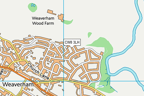 CW8 3LH map - OS VectorMap District (Ordnance Survey) CW8 3LH map - OS VectorMap District (Ordnance Survey)