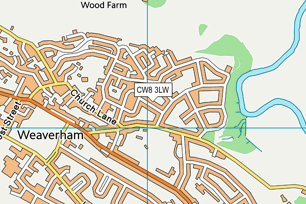 CW8 3LW map - OS VectorMap District (Ordnance Survey) CW8 3LW map - OS VectorMap District (Ordnance Survey)