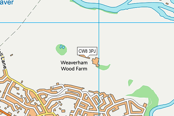 CW8 3PJ map - OS VectorMap District (Ordnance Survey) CW8 3PJ map - OS VectorMap District (Ordnance Survey)