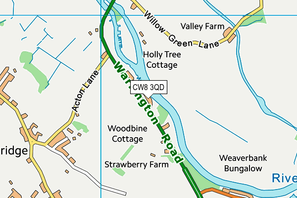 CW8 3QD map - OS VectorMap District (Ordnance Survey) CW8 3QD map - OS VectorMap District (Ordnance Survey)