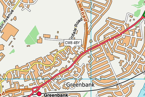 CW8 4BY map - OS VectorMap District (Ordnance Survey) CW8 4BY map - OS VectorMap District (Ordnance Survey)