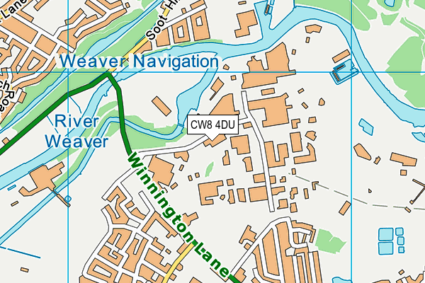 CW8 4DU map - OS VectorMap District (Ordnance Survey) CW8 4DU map - OS VectorMap District (Ordnance Survey)