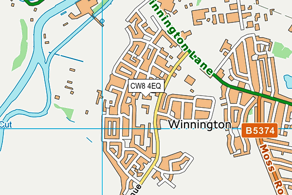 CW8 4EQ map - OS VectorMap District (Ordnance Survey) CW8 4EQ map - OS VectorMap District (Ordnance Survey)
