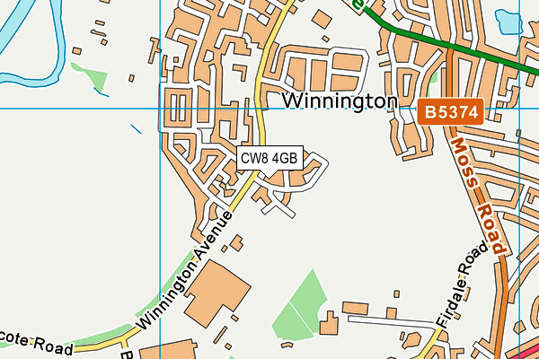 CW8 4GB map - OS VectorMap District (Ordnance Survey) CW8 4GB map - OS VectorMap District (Ordnance Survey)