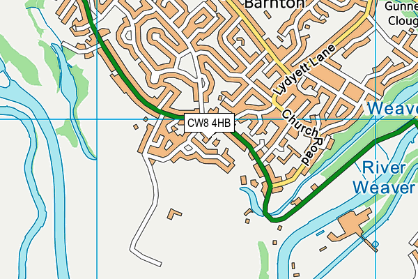 CW8 4HB map - OS VectorMap District (Ordnance Survey) CW8 4HB map - OS VectorMap District (Ordnance Survey)