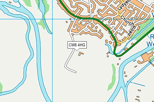 CW8 4HG map - OS VectorMap District (Ordnance Survey) CW8 4HG map - OS VectorMap District (Ordnance Survey)