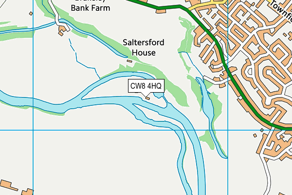 CW8 4HQ map - OS VectorMap District (Ordnance Survey) CW8 4HQ map - OS VectorMap District (Ordnance Survey)