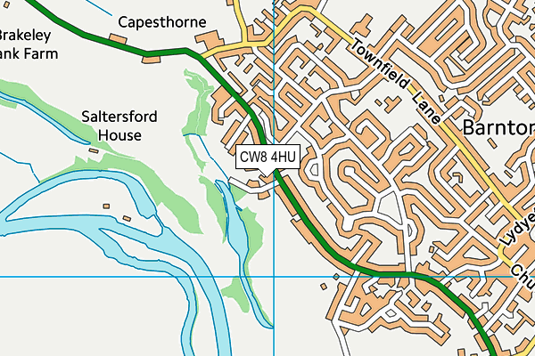 CW8 4HU map - OS VectorMap District (Ordnance Survey) CW8 4HU map - OS VectorMap District (Ordnance Survey)