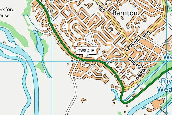 CW8 4JB map - OS VectorMap District (Ordnance Survey) CW8 4JB map - OS VectorMap District (Ordnance Survey)