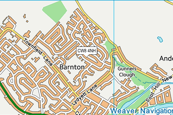 CW8 4NH map - OS VectorMap District (Ordnance Survey) CW8 4NH map - OS VectorMap District (Ordnance Survey)