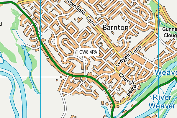 CW8 4PA map - OS VectorMap District (Ordnance Survey) CW8 4PA map - OS VectorMap District (Ordnance Survey)