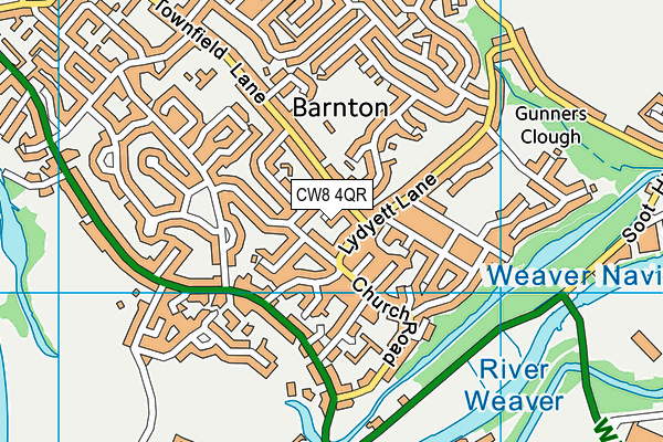 CW8 4QR map - OS VectorMap District (Ordnance Survey) CW8 4QR map - OS VectorMap District (Ordnance Survey)