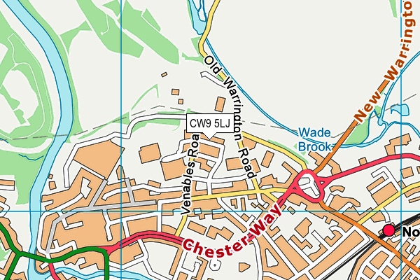 CW9 5LJ map - OS VectorMap District (Ordnance Survey) CW9 5LJ map - OS VectorMap District (Ordnance Survey)