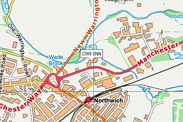 CW9 5NN map - OS VectorMap District (Ordnance Survey) CW9 5NN map - OS VectorMap District (Ordnance Survey)
