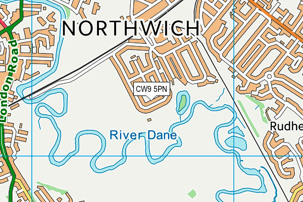 CW9 5PN map - OS VectorMap District (Ordnance Survey) CW9 5PN map - OS VectorMap District (Ordnance Survey)