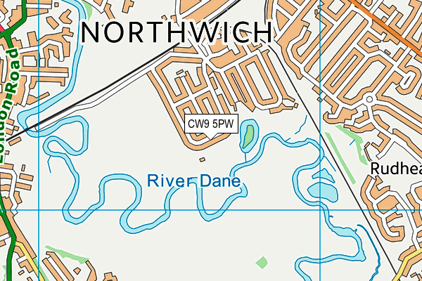 CW9 5PW map - OS VectorMap District (Ordnance Survey) CW9 5PW map - OS VectorMap District (Ordnance Survey)