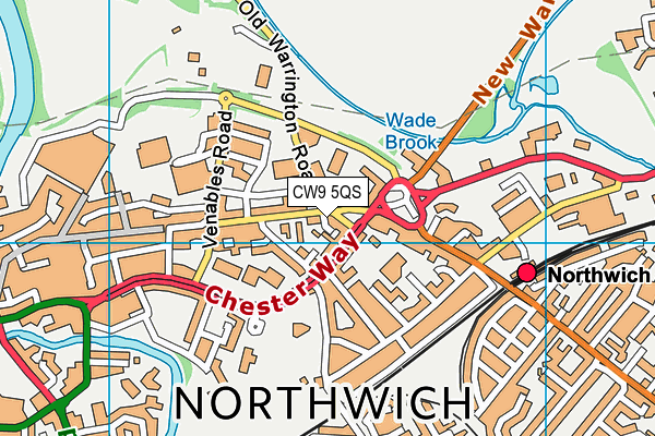 CW9 5QS map - OS VectorMap District (Ordnance Survey) CW9 5QS map - OS VectorMap District (Ordnance Survey)