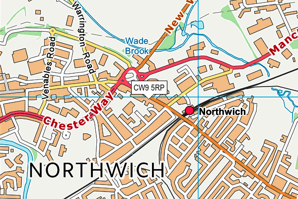 CW9 5RP map - OS VectorMap District (Ordnance Survey) CW9 5RP map - OS VectorMap District (Ordnance Survey)
