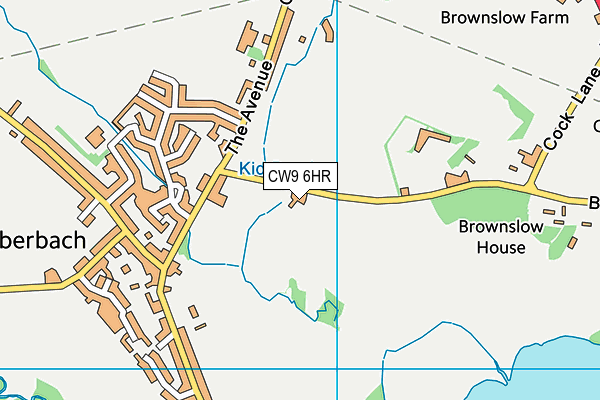 CW9 6HR map - OS VectorMap District (Ordnance Survey) CW9 6HR map - OS VectorMap District (Ordnance Survey)
