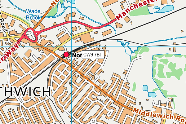 CW9 7BT map - OS VectorMap District (Ordnance Survey) CW9 7BT map - OS VectorMap District (Ordnance Survey)