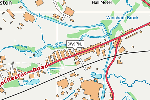 CW9 7NJ map - OS VectorMap District (Ordnance Survey) CW9 7NJ map - OS VectorMap District (Ordnance Survey)