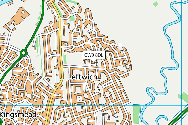 CW9 8DL map - OS VectorMap District (Ordnance Survey) CW9 8DL map - OS VectorMap District (Ordnance Survey)