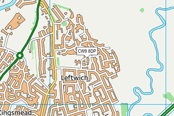 CW9 8DP map - OS VectorMap District (Ordnance Survey) CW9 8DP map - OS VectorMap District (Ordnance Survey)