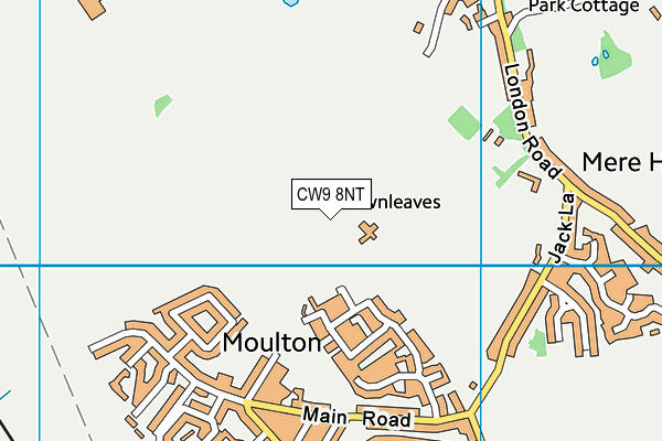 CW9 8NT map - OS VectorMap District (Ordnance Survey) CW9 8NT map - OS VectorMap District (Ordnance Survey)
