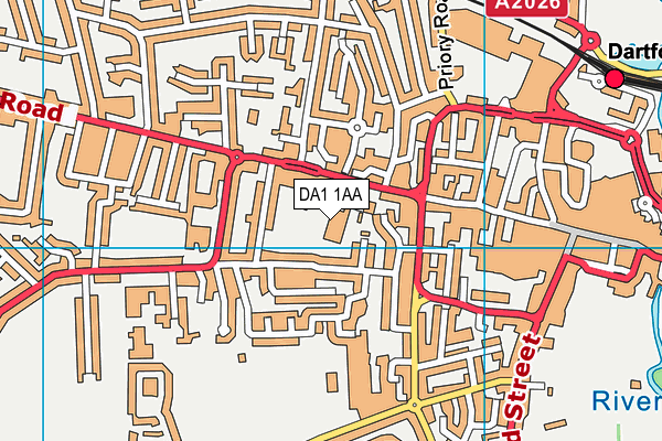 DA1 1AA map - OS VectorMap District (Ordnance Survey) DA1 1AA map - OS VectorMap District (Ordnance Survey)