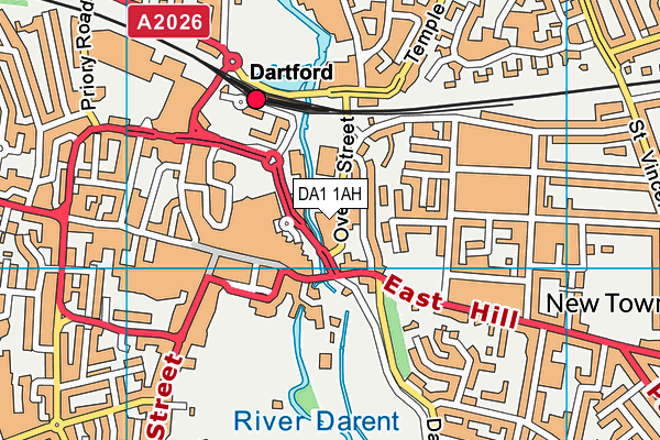 DA1 1AH map - OS VectorMap District (Ordnance Survey) DA1 1AH map - OS VectorMap District (Ordnance Survey)