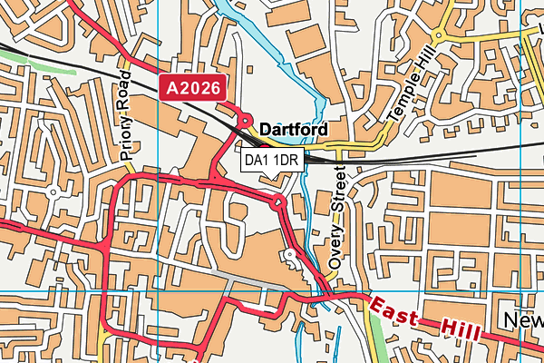 DA1 1DR map - OS VectorMap District (Ordnance Survey) DA1 1DR map - OS VectorMap District (Ordnance Survey)