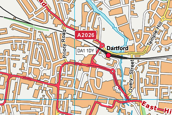 DA1 1DY map - OS VectorMap District (Ordnance Survey) DA1 1DY map - OS VectorMap District (Ordnance Survey)