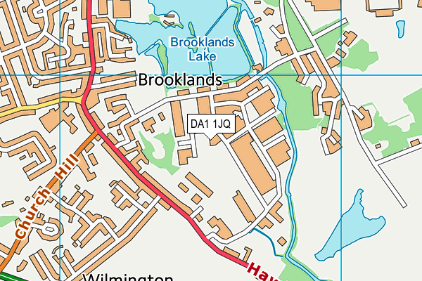 DA1 1JQ map - OS VectorMap District (Ordnance Survey) DA1 1JQ map - OS VectorMap District (Ordnance Survey)