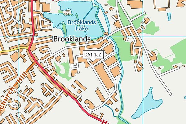 DA1 1JZ map - OS VectorMap District (Ordnance Survey) DA1 1JZ map - OS VectorMap District (Ordnance Survey)
