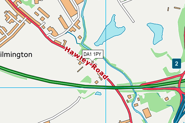 DA1 1PY map - OS VectorMap District (Ordnance Survey) DA1 1PY map - OS VectorMap District (Ordnance Survey)