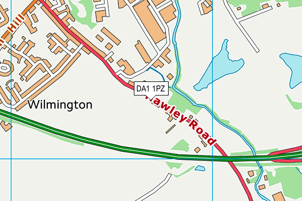 DA1 1PZ map - OS VectorMap District (Ordnance Survey) DA1 1PZ map - OS VectorMap District (Ordnance Survey)