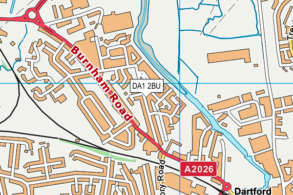 DA1 2BU map - OS VectorMap District (Ordnance Survey) DA1 2BU map - OS VectorMap District (Ordnance Survey)