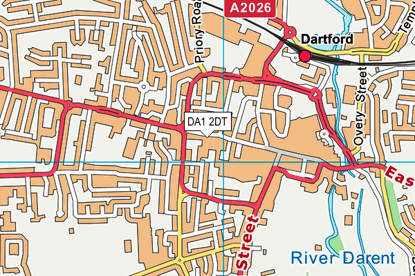 DA1 2DT map - OS VectorMap District (Ordnance Survey) DA1 2DT map - OS VectorMap District (Ordnance Survey)