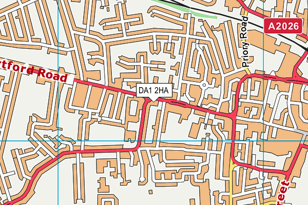 DA1 2HA map - OS VectorMap District (Ordnance Survey) DA1 2HA map - OS VectorMap District (Ordnance Survey)