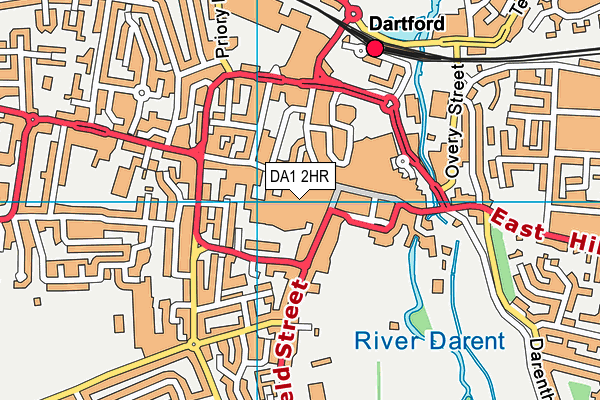 DA1 2HR map - OS VectorMap District (Ordnance Survey) DA1 2HR map - OS VectorMap District (Ordnance Survey)
