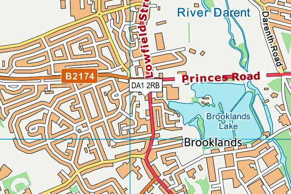 DA1 2RB map - OS VectorMap District (Ordnance Survey) DA1 2RB map - OS VectorMap District (Ordnance Survey)
