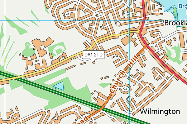 DA1 2TD map - OS VectorMap District (Ordnance Survey) DA1 2TD map - OS VectorMap District (Ordnance Survey)