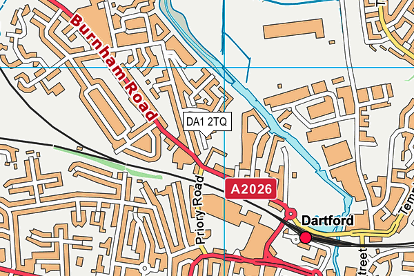 DA1 2TQ map - OS VectorMap District (Ordnance Survey) DA1 2TQ map - OS VectorMap District (Ordnance Survey)