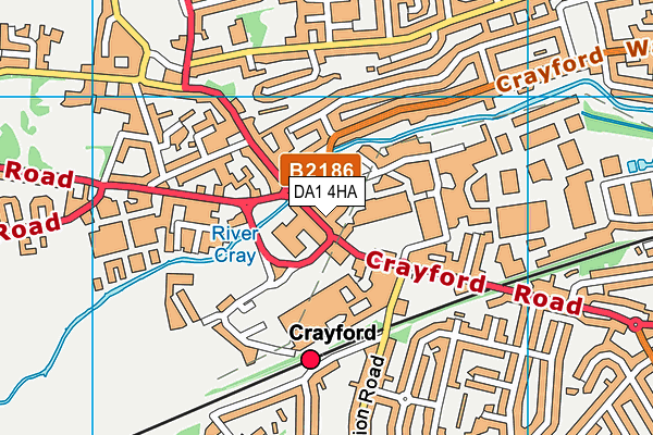 DA1 4HA map - OS VectorMap District (Ordnance Survey) DA1 4HA map - OS VectorMap District (Ordnance Survey)