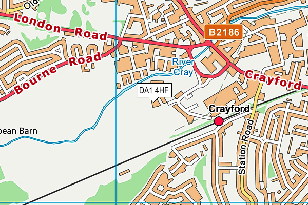 DA1 4HF map - OS VectorMap District (Ordnance Survey) DA1 4HF map - OS VectorMap District (Ordnance Survey)