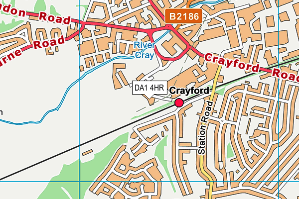 DA1 4HR map - OS VectorMap District (Ordnance Survey) DA1 4HR map - OS VectorMap District (Ordnance Survey)