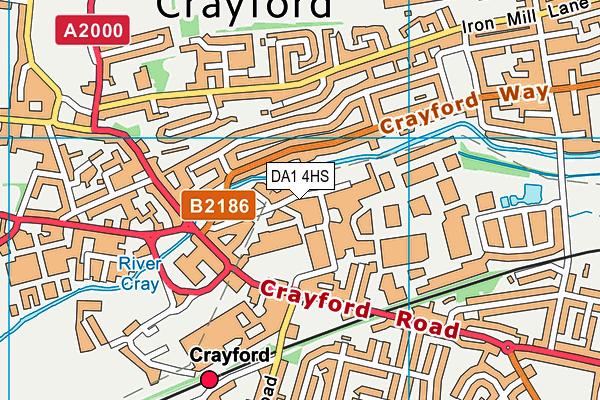 DA1 4HS map - OS VectorMap District (Ordnance Survey) DA1 4HS map - OS VectorMap District (Ordnance Survey)