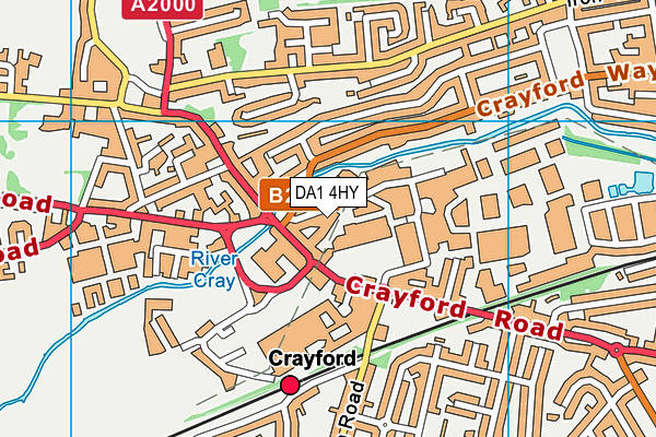 DA1 4HY map - OS VectorMap District (Ordnance Survey) DA1 4HY map - OS VectorMap District (Ordnance Survey)
