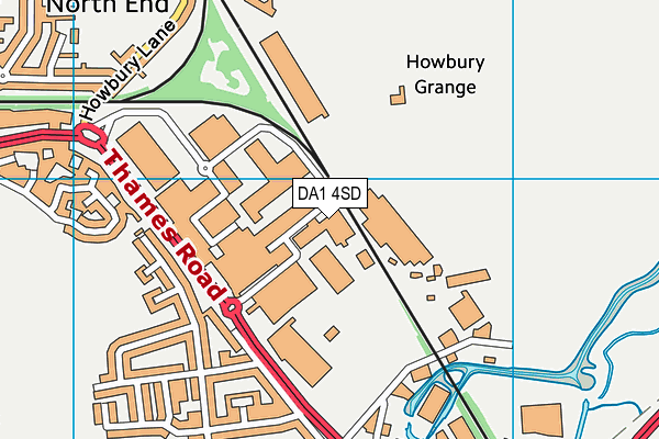 DA1 4SD map - OS VectorMap District (Ordnance Survey) DA1 4SD map - OS VectorMap District (Ordnance Survey)